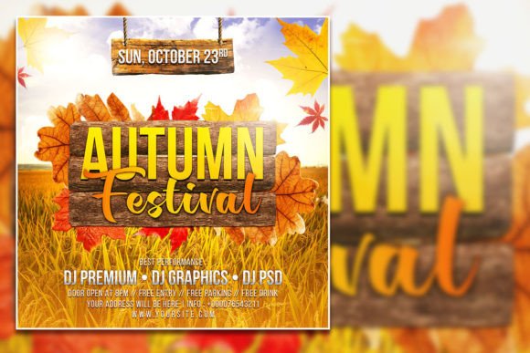 Autumn Social Media Post Template for Fall Campaigns