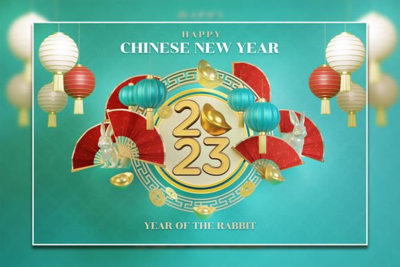 Create a Festive Happy Chinese New Year Flyer or Poster