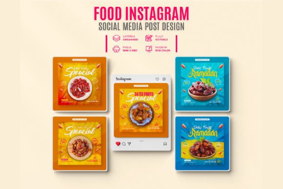 Date Fruits Instagram Social Media Post