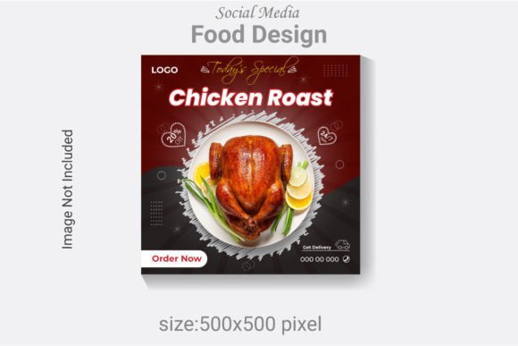 Effortless Food Design: Social Media Menu Template