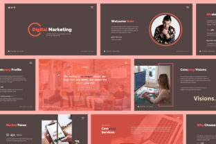 Elevate Your Brand with a Modern Digital Marketing Powerpoint
