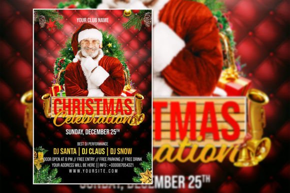 Festive Design Made Easy: Christmas Celebration Flyer Templates