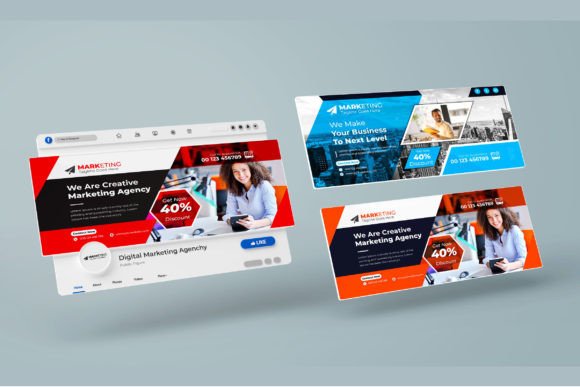 Modern Minimalism: Social Media Cover Page Templates