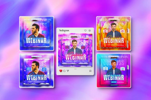Professional Business Conference Social Media Post Design