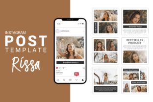 Rissa: Fashion Instagram Post Template for Adobe