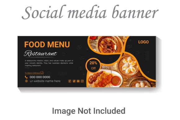 Social Media Food Menu Banner Template