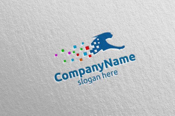 Speed Cheetah Digital Marketing Logo: A Dynamic Design Template